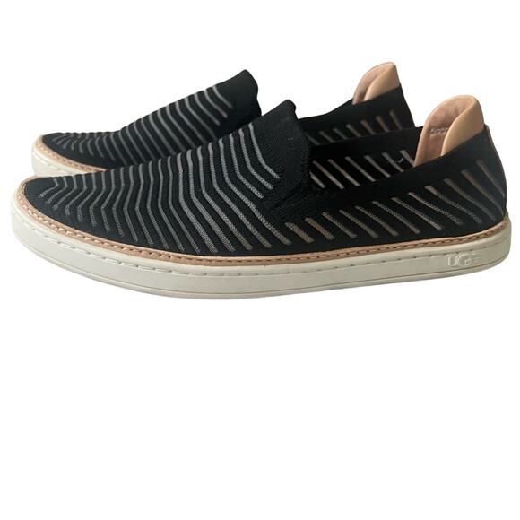 UGG Black Slip on Sneakers Shoes Women’s 7 - Picture 1 of 8